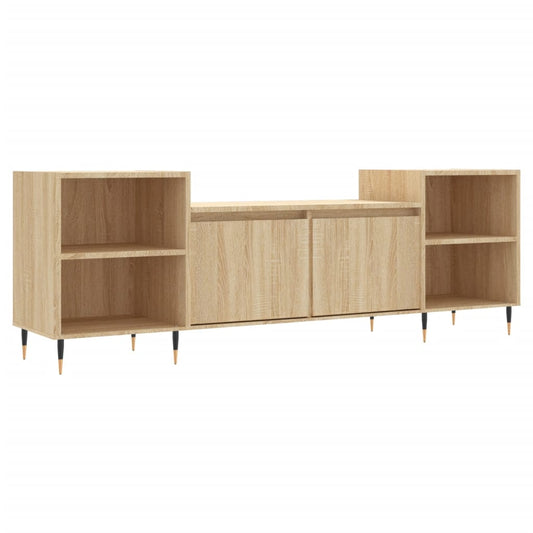 TV Cabinet Sonoma Oak 160x35x55 cm Engineered Wood TV Cabinet Sonoma Oak 160x35x55 cm Engineered Wood