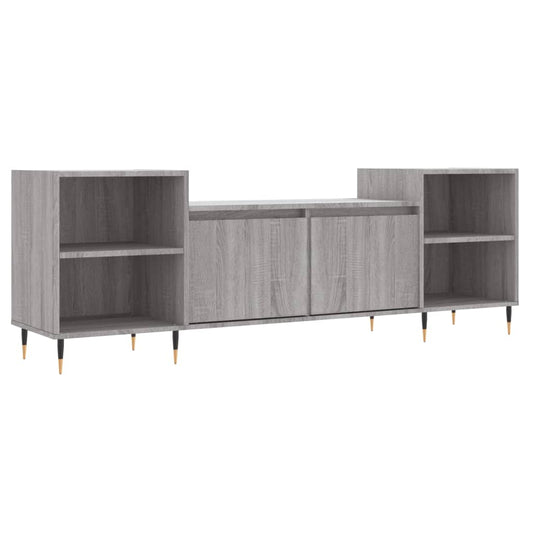 TV Cabinet Grey Sonoma 160x35x55 cm Engineered Wood TV Cabinet Grey Sonoma 160x35x55 cm Engineered Wood