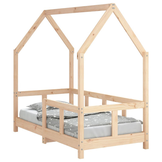 Kids Bed Frame 70x140 cm Solid Wood Pine Kids Bed Frame 70x140 cm Solid Wood Pine