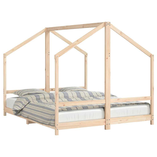 Kids Bed Frame 2x(80x200) cm Solid Wood Pine Kids Bed Frame 2x(80x200) cm Solid Wood Pine