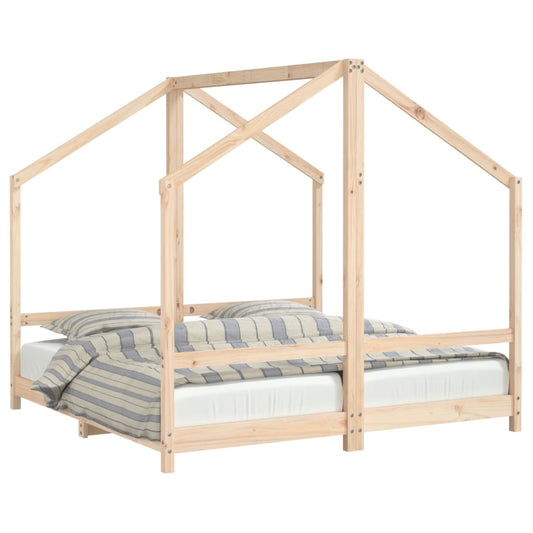 Kids Bed Frame 2x(80x160) cm Solid Wood Pine Kids Bed Frame 2x(80x160) cm Solid Wood Pine