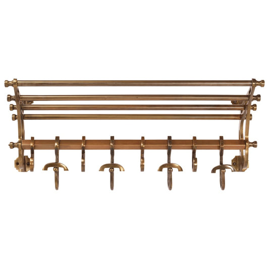 Luggage Rack with Coat Hangers Wall Mounted Aluminium Luggage Rack with Coat Hangers Wall Mounted Aluminium