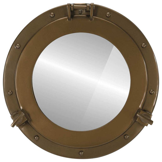 Porthole Mirror Wall Hanging Ø38 cm Aluminium and Glass Porthole Mirror Wall Hanging Ø38 cm Aluminium and Glass