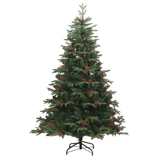 Artificial Hinged Christmas Tree with Cones and Berries 210 cm Artificial Hinged Christmas Tree with Cones and Berries 210 cm