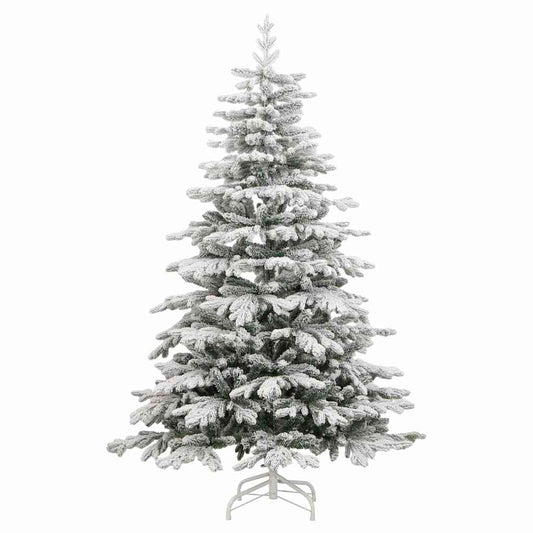 Artificial Hinged Christmas Tree with Flocked Snow 210 cm Artificial Hinged Christmas Tree with Flocked Snow 210 cm