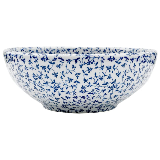 Countertop Basin White and Blue Round Φ41x14 cm Ceramic Countertop Basin White and Blue Round Φ41x14 cm Ceramic