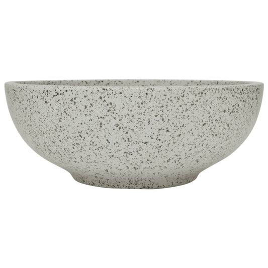 Countertop Basin Grey Round Φ41x14 cm Ceramic Countertop Basin Grey Round Φ41x14 cm Ceramic