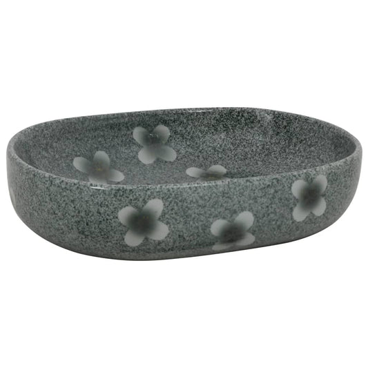 Countertop Basin Blue Oval 59x40x14 cm Ceramic Countertop Basin Blue Oval 59x40x14 cm Ceramic