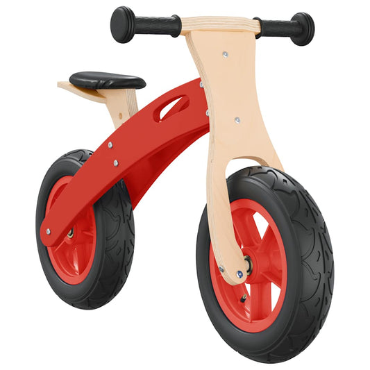 Balance Bike for Children with Air Tyres Red Balance Bike for Children with Air Tyres Red