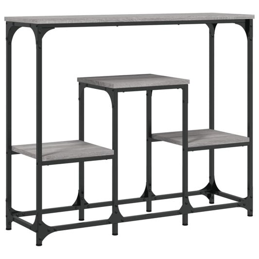 Console Table Grey Sonoma 89.5x28x76 cm Engineered Wood Console Table Grey Sonoma 89.5x28x76 cm Engineered Wood