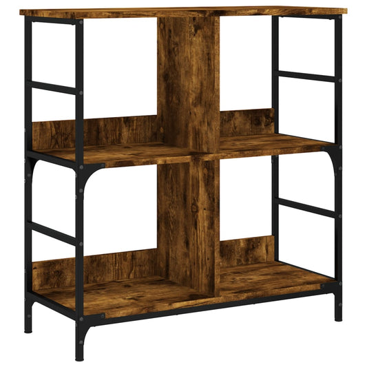 Bookshelf Smoked Oak 78.5x33x82 cm Engineered Wood Bookshelf Smoked Oak 78.5x33x82 cm Engineered Wood
