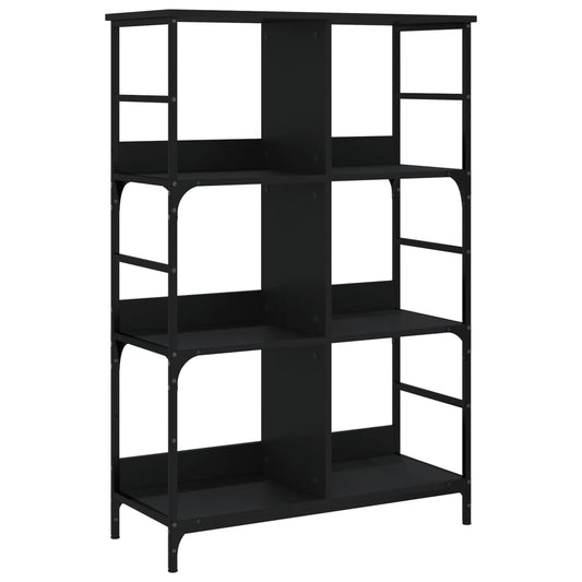 Bookshelf Black 78.5x33x117.5 cm Engineered Wood Bookshelf Black 78.5x33x117.5 cm Engineered Wood