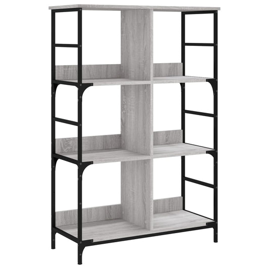 Bookshelf Grey Sonoma 78.5x33x117.5 cm Engineered Wood Bookshelf Grey Sonoma 78.5x33x117.5 cm Engineered Wood