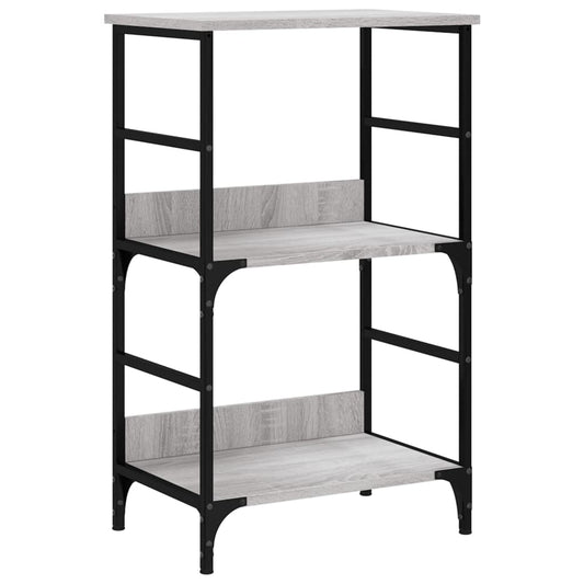 Bookshelf Grey Sonoma 50x33x82 cm Engineered Wood Bookshelf Grey Sonoma 50x33x82 cm Engineered Wood