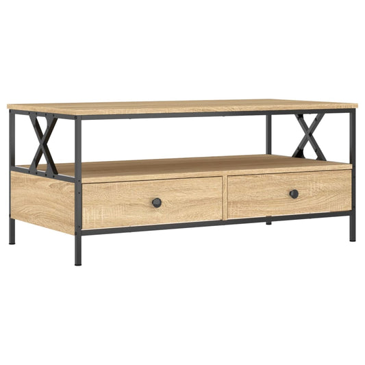 Coffee Table Sonoma Oak 100x51x45 cm Engineered Wood Coffee Table Sonoma Oak 100x51x45 cm Engineered Wood