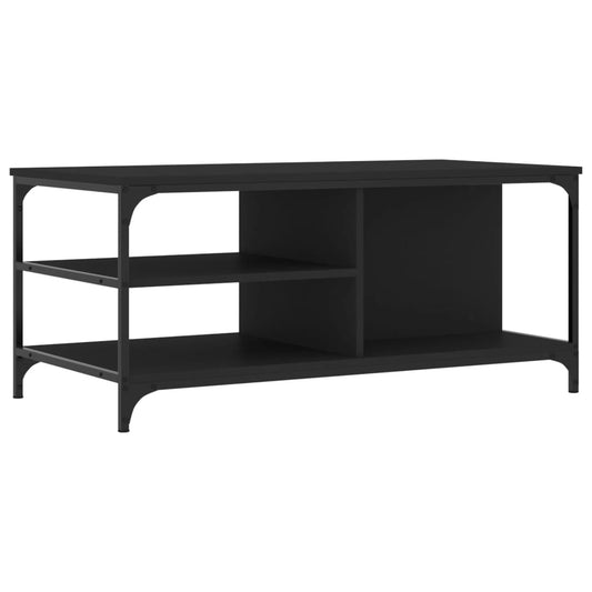 Coffee Table Black 100x50x45 cm Engineered Wood Coffee Table Black 100x50x45 cm Engineered Wood