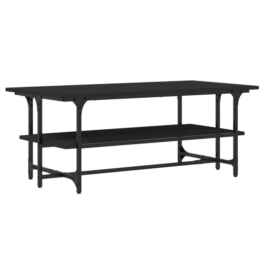 Coffee Table Black 100x50x40 cm Engineered Wood Coffee Table Black 100x50x40 cm Engineered Wood