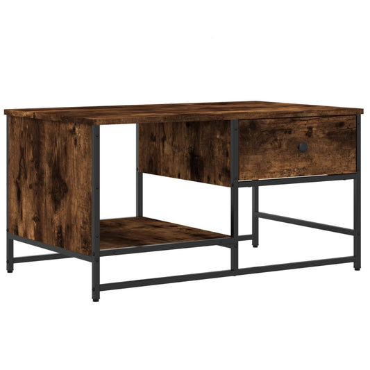 Coffee Table Smoked Oak 85.5x51x45 cm Engineered Wood Coffee Table Smoked Oak 85.5x51x45 cm Engineered Wood