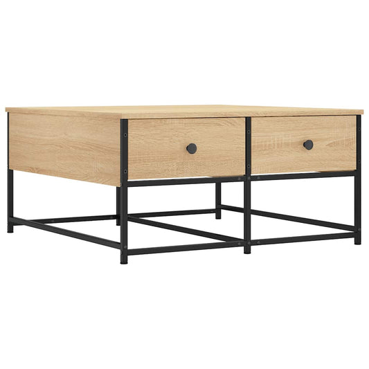 Coffee Table Sonoma Oak 80x80x40 cm Engineered Wood Coffee Table Sonoma Oak 80x80x40 cm Engineered Wood