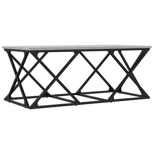 Coffee Table Grey Sonoma 100x49x40 cm Engineered Wood Coffee Table Grey Sonoma 100x49x40 cm Engineered Wood