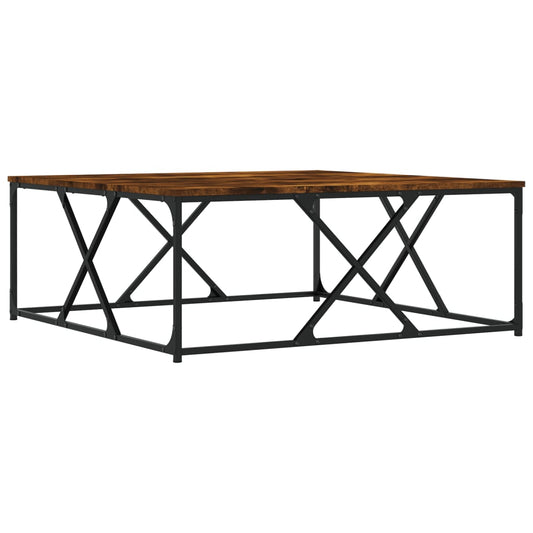 Coffee Table Smoked Oak 100x100x40 cm Engineered Wood Coffee Table Smoked Oak 100x100x40 cm Engineered Wood