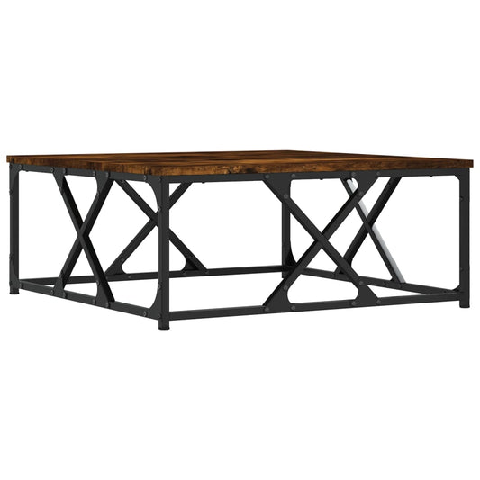 Coffee Table Smoked Oak 70x70x30 cm Engineered Wood Coffee Table Smoked Oak 70x70x30 cm Engineered Wood
