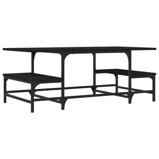 Coffee Table Black 100x50.5x40 cm Engineered Wood Coffee Table Black 100x50.5x40 cm Engineered Wood