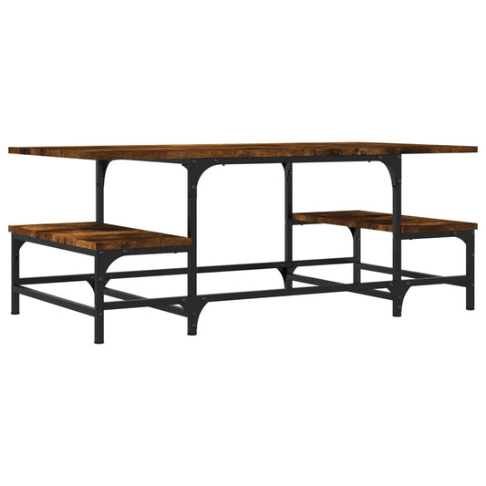 Coffee Table Smoked Oak 100x50.5x40 cm Engineered Wood Coffee Table Smoked Oak 100x50.5x40 cm Engineered Wood