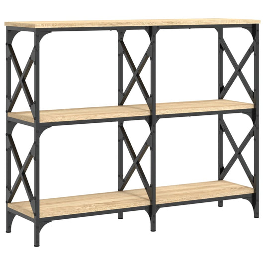 Console Table Sonoma Oak 100x28x80.5 cm Engineered Wood Console Table Sonoma Oak 100x28x80.5 cm Engineered Wood