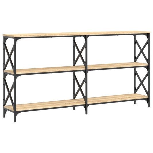 Console Table Sonoma Oak 156x28x80.5 cm Engineered Wood Console Table Sonoma Oak 156x28x80.5 cm Engineered Wood