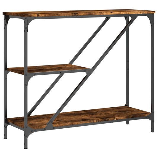 Console Table Smoked Oak 88.5x30x75 cm Engineered Wood Console Table Smoked Oak 88.5x30x75 cm Engineered Wood
