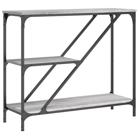 Console Table Grey Sonoma 88.5x30x75 cm Engineered Wood Console Table Grey Sonoma 88.5x30x75 cm Engineered Wood