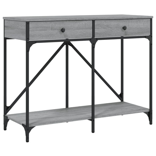 Console Table Grey Sonoma 100x39x78,5 cm Engineered Wood Console Table Grey Sonoma 100x39x78,5 cm Engineered Wood
