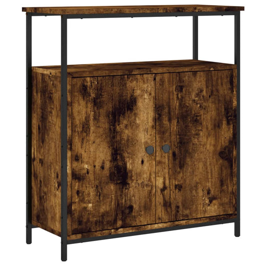 Sideboard Smoked Oak 70x30x80 cm Engineered Wood Sideboard Smoked Oak 70x30x80 cm Engineered Wood