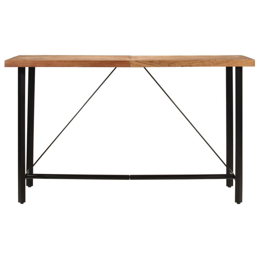 Bar Table 180x70x107 cm Solid Wood Acacia and Iron Bar Table 180x70x107 cm Solid Wood Acacia and Iron