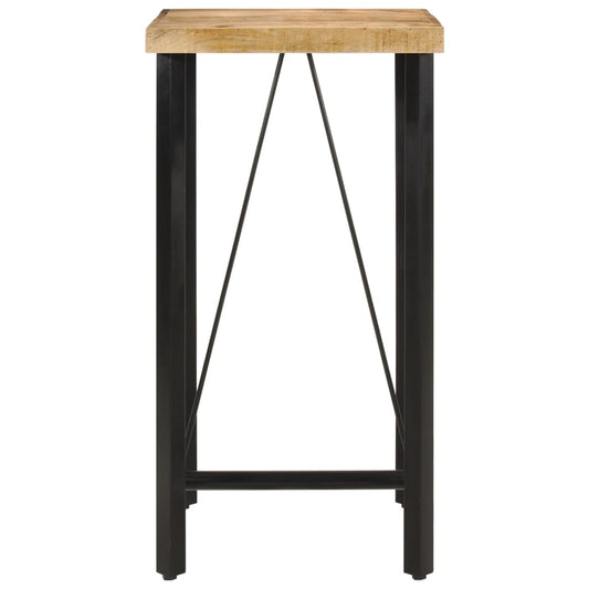 Bar Table 55x55x107 cm Solid Wood Mango and Iron Bar Table 55x55x107 cm Solid Wood Mango and Iron