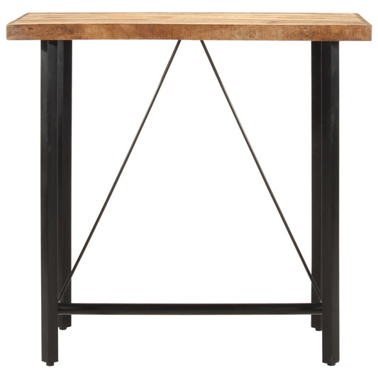 Bar Table 110x55x107 cm Solid Wood Mango and Iron Bar Table 110x55x107 cm Solid Wood Mango and Iron