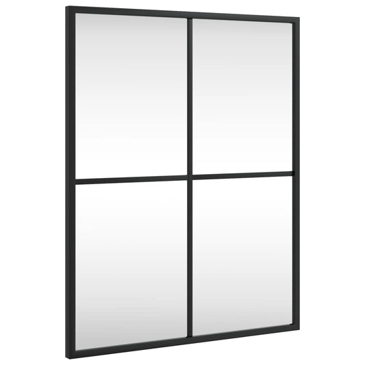 Wall Mirror Black 40x50 cm Rectangle Iron Wall Mirror Black 40x50 cm Rectangle Iron