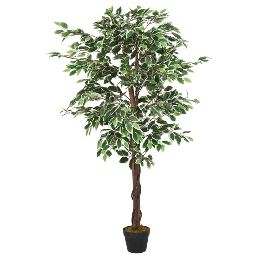 Artificial Ficus Tree 756 Leaves 150 cm Green Artificial Ficus Tree 756 Leaves 150 cm Green