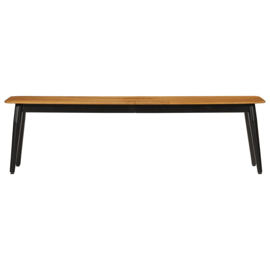 Bench 160x40x45 cm Solid Wood Mango and Iron Bench 160x40x45 cm Solid Wood Mango and Iron