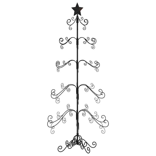 Metal Christmas Tree for Decoration Black 150 cm Metal Christmas Tree for Decoration Black 150 cm