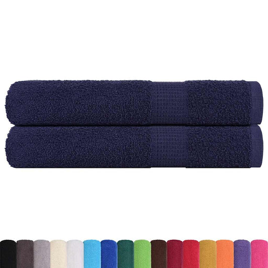 Sauna Towels "FROGN" 2 pcs Navy Blue 80x200 cm 360 gsm Sauna Towels "FROGN" 2 pcs Navy Blue 80x200 cm 360 gsm