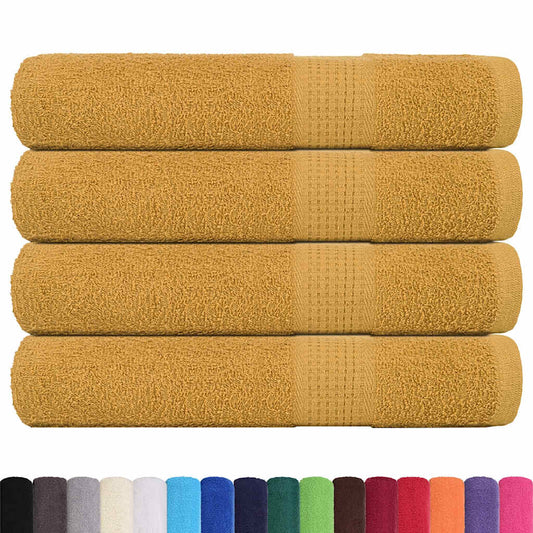 Sauna Towels "FROGN" 4 pcs Gold 80x200 cm 360 gsm Sauna Towels "FROGN" 4 pcs Gold 80x200 cm 360 gsm