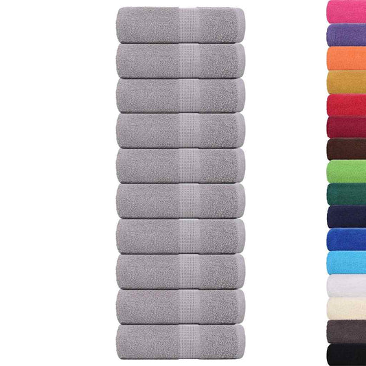 Guest Towels "FROGN" 10 pcs Grey 30x50 cm 360 gsm Guest Towels "FROGN" 10 pcs Grey 30x50 cm 360 gsm