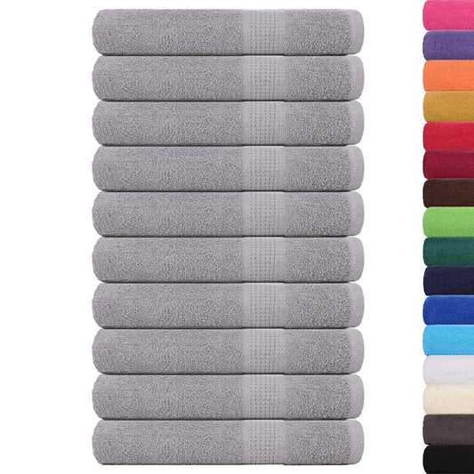 Towels "FROGN" 10 pcs Grey 100x200 cm 360 gsm Towels "FROGN" 10 pcs Grey 100x200 cm 360 gsm