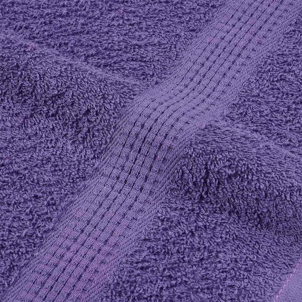 Hand Towels "FROGN" 2 pcs Purple 50x100 cm 360 gsm