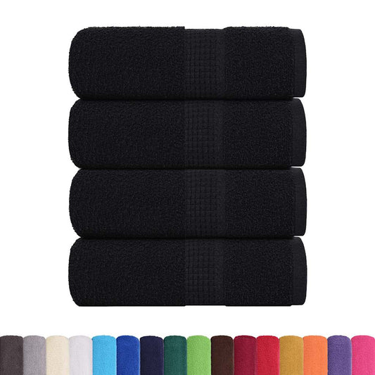 Wash Towels "FROGN" 4 pcs Black 30x30 cm 360 gsm Wash Towels "FROGN" 4 pcs Black 30x30 cm 360 gsm