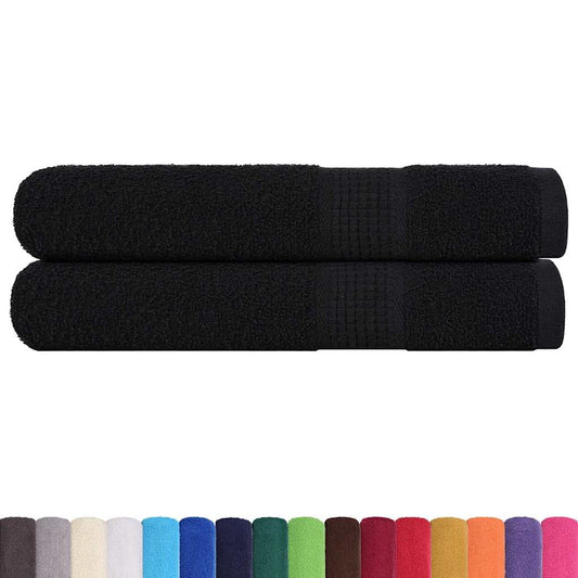 Sauna Towels "FROGN" 2 pcs Black 80x200 cm 360 gsm Sauna Towels "FROGN" 2 pcs Black 80x200 cm 360 gsm