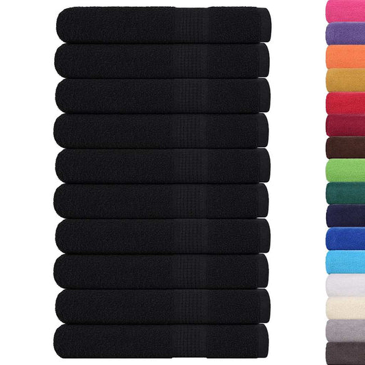 Towels "FROGN" 10 pcs Black 100x200 cm 360 gsm Towels "FROGN" 10 pcs Black 100x200 cm 360 gsm