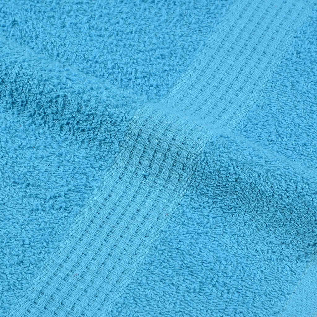 Towels "FROGN" 10 pcs Turquoise 100x200 cm 360 gsm